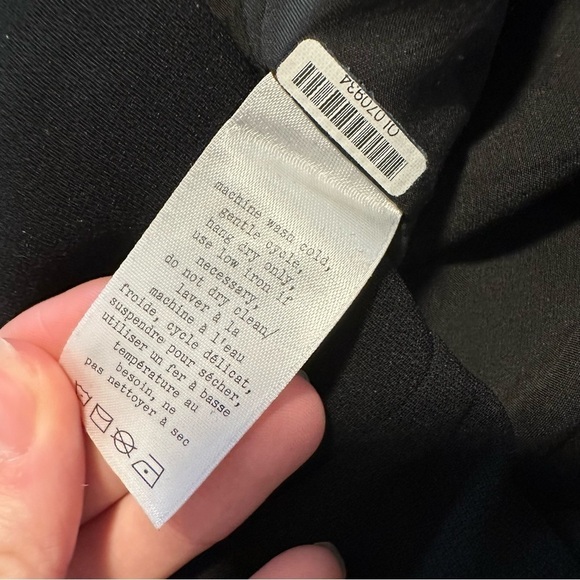 Rag & bone black vegan leather nudie sleeveless top - Picture 7 of 10